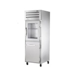 True STR1R-1HG/1HS-HC - Refrigerator, one-section, (1) glass & (1) solid half doors